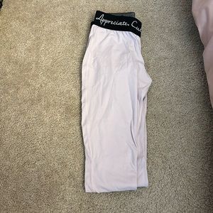 Light purple leggings size xsmall workout